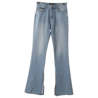 Pre-owned Philipp Plein Boyfriend Jeans In Blue