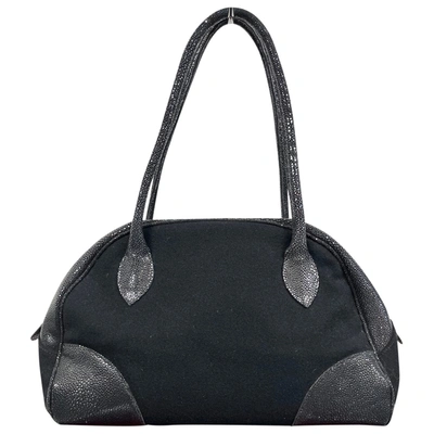 Pre-owned Alaïa Wool Handbag In Black