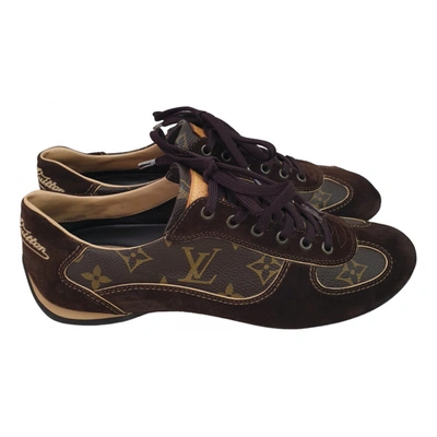 Pre-owned Louis Vuitton Trainers In Brown