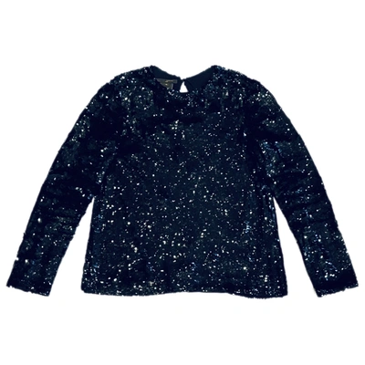 Pre-owned Louis Vuitton Glitter Blouse In Black