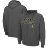Colosseum Men's Charcoal Colorado Buffaloes Arch Logo 3.0 Full-zip Hoodie In Charcoal