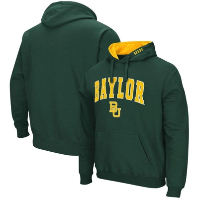 Colosseum Men's  Green Baylor Bears Arch And Logo 3.0 Pullover Hoodie