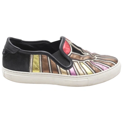Pre-owned Givenchy Leather Trainers In Multicolour