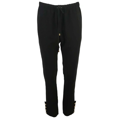 Pre-owned Alexandre Vauthier Trousers In Black