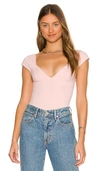 Free People Duo Corset Cami In Rose