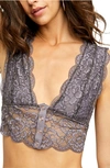 Free People Heartbreaker Brami In Charcoal Plum Combo