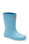 Hunter Kids' First Classic Waterproof Rain Boot In Borealis Blue