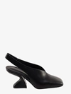 Ferragamo 85mm Sloane Leather Slingback Pumps In Black