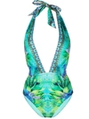 CAMILLA WHATS YOUR VICE-PRINT HALTERNECK SWIMSUIT
