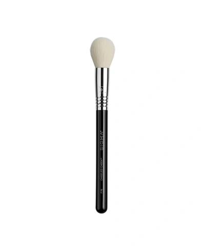Sigma Beauty F76 Chiseled Cheek Brush In Black And White