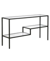 Hudson & Canal Lovett 55" Console Table In Blackened Bronze