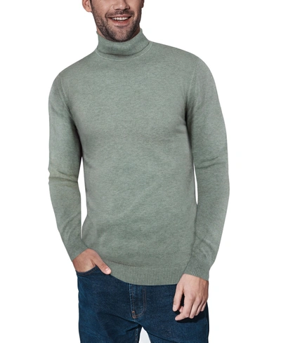 X-ray Men's Turtleneck Pull Over Sweater In Sage
