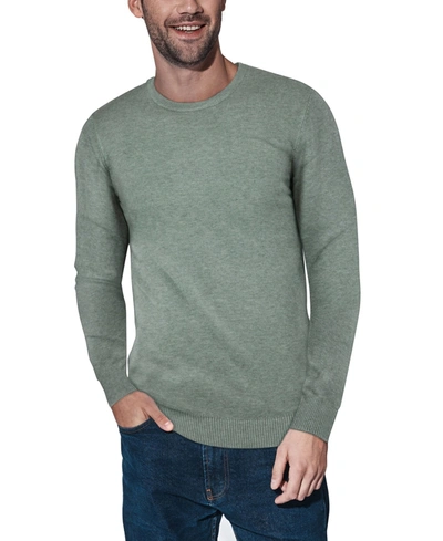 X-ray Men's Basic Crewneck Pullover Midweight Sweater In Sage