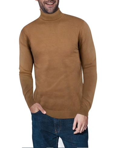 X-ray Men's Turtleneck Pull Over Sweater In British Khaki