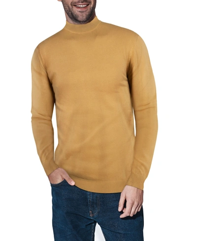 X-ray X Ray Casual Mock Neck Pullover Sweater In Yellow