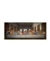 STUPELL INDUSTRIES DA VINCI THE LAST SUPPER RELIGIOUS CLASSICAL PAINTING WALL PLAQUE ART, 7" X 17"