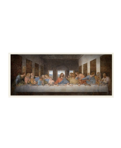 Stupell Industries Da Vinci The Last Supper Religious Classical Painting Wall Plaque Art, 7" X 17" In Multi-color