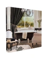 STUPELL INDUSTRIES BEAUTIFUL BATHROOM DESIGNER PINK PAINTING STRETCHED CANVAS WALL ART, 24" X 24"