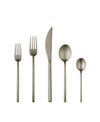 Mepra Linea 5-piece Ice Champagne Cutlery Set In Champagne
