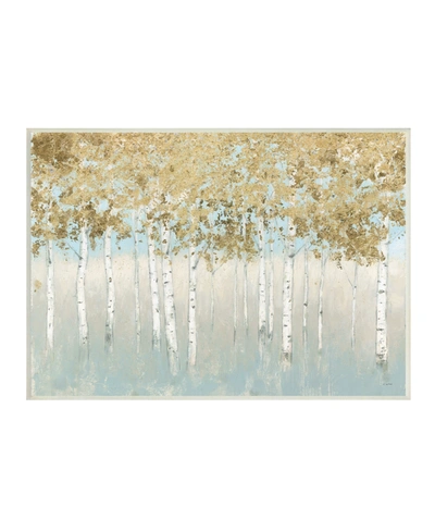 Stupell Industries Abstract Gold-tone Tree Landscape Painting Wall Plaque Art, 10" X 15" In Multi-color