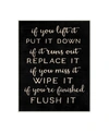 Stupell Industries Put It Down Bathroom Family Wood Texture Word Design Wall Plaque Art, 10" X 15" In Multi-color