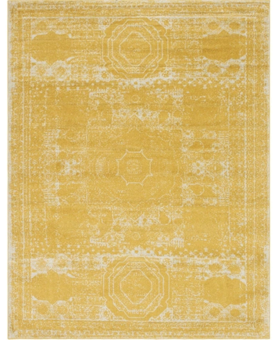 Bayshore Home Closeout!  Mobley Mob2 8' X 10' Area Rug In Yellow