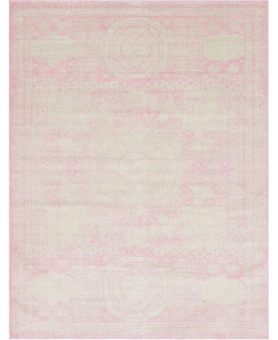 Bayshore Home Closeout!  Mobley Mob2 8' X 10' Area Rug In Pink