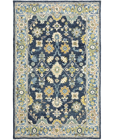 Jhb Design Alfresco 28405 Navy 5' X 8' Area Rug In Blue