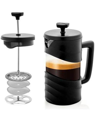 Ovente French Press Coffee Tea Expresso Maker, 20 oz In Black