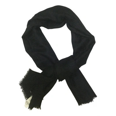 Pre-owned Dior Cashmere Scarf In Black