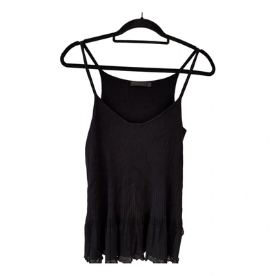 Pre-owned Donna Karan Vest In Black