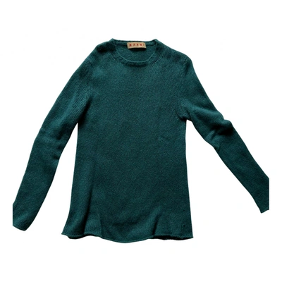 Pre-owned Marni Wool Pull In Green