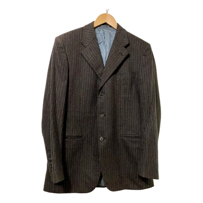 Pre-owned Lanvin Wool Vest In Brown
