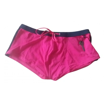 Pre-owned John Galliano Swimwear In Pink