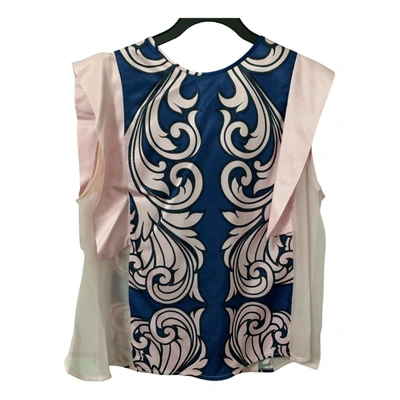 Pre-owned Alice Mccall Silk Blouse In Pink