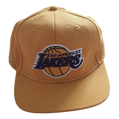 Pre-owned Mitchell & Ness Cap In Yellow