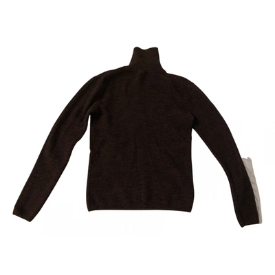 Pre-owned Lemaire Wool Knitwear & Sweatshirt In Brown