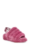 UGG FLUFF YEAH GENUINE SHEARLING SLINGBACK SANDAL