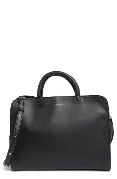 Matt And Nat Loom Tia Satchel Bag In Blacks