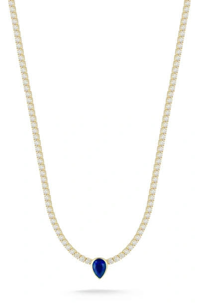 Sphera Milano 14k Gold Plated Sterling Silver & Cz Choker Necklace In Yellow Gold