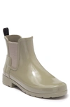 Hunter Original Refined Chelsea Waterproof Rain Boot In Grey Dagger