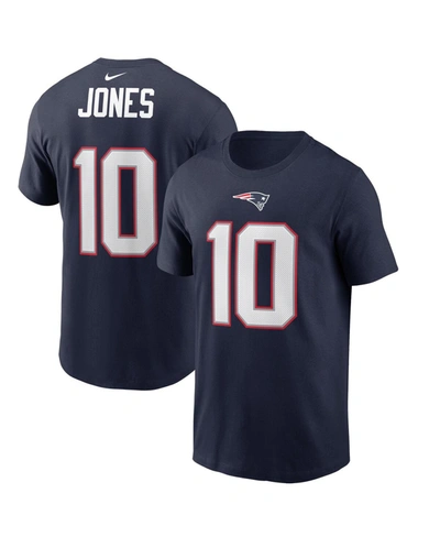 Nike Men's  Mac Jones Navy New England Patriots 2021 Nfl Draft First Round Pick Player Name & Number