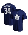 FANATICS MEN'S FANATICS AUSTON MATTHEWS BLUE TORONTO MAPLE LEAFS BIG AND TALL NAME AND NUMBER T-SHIRT