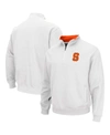 Colosseum Men's  White Syracuse Orange Tortugas Team Logo Quarter-zip Jacket In White
