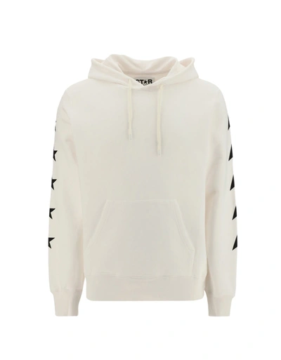 Golden Goose Deluxe Brand Star Printed Hoodie In White
