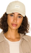 Rag & Bone Off-white Addison Baseball Cap In Cream