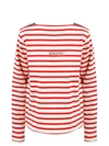 RED VALENTINO REDVALENTINO STRIPED LOGO PRINT LONG