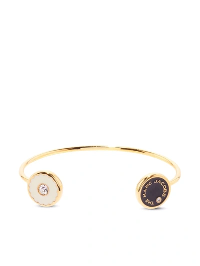 Marc Jacobs The Medallion Open-cuff Bracelet In Multicolor