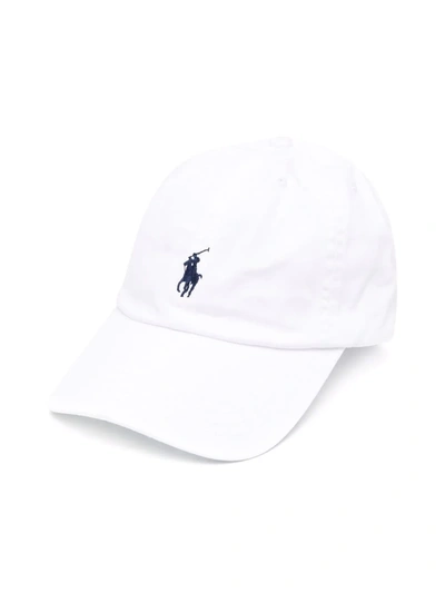 RALPH LAUREN AREL LOGO-EMBROIDERED COTTON CAP