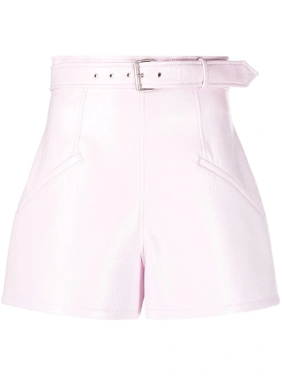Philosophy Di Lorenzo Serafini Belted Structured Shorts In Pink